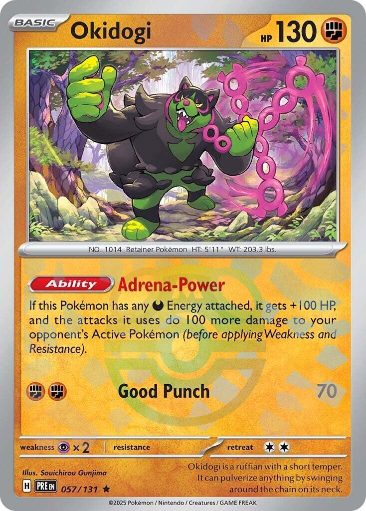 Okidogi (057/131) (Master Ball Pattern) [Scarlet & Violet: Prismatic Evolutions] | Gam3 Escape