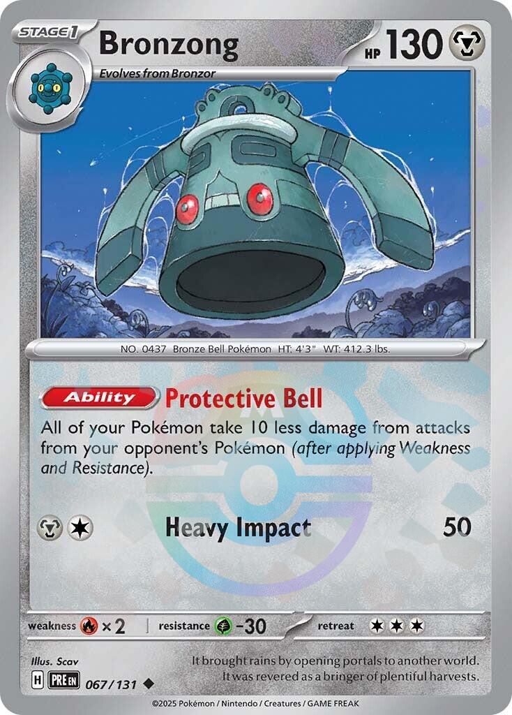 Bronzong (067/131) (Master Ball Pattern) [Scarlet & Violet: Prismatic Evolutions] | Gam3 Escape