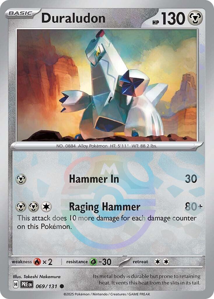 Duraludon (069/131) (Master Ball Pattern) [Scarlet & Violet: Prismatic Evolutions] | Gam3 Escape