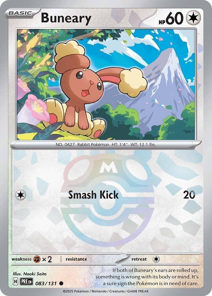 Buneary (083/131) (Master Ball Pattern) [Scarlet & Violet: Prismatic Evolutions] | Gam3 Escape