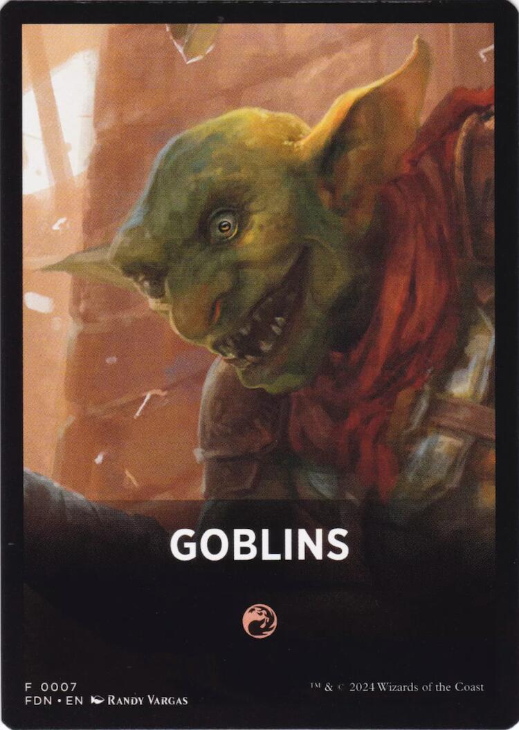 Goblins Theme Card [Foundations Tokens] | Gam3 Escape