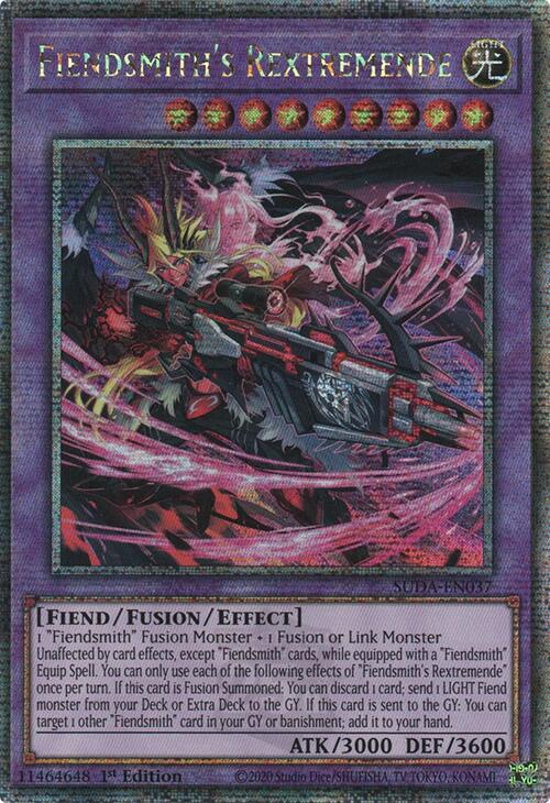 Fiendsmith's Rextremende (Quarter Century Secret Rare) [SUDA-EN037] Quarter Century Secret Rare | Gam3 Escape