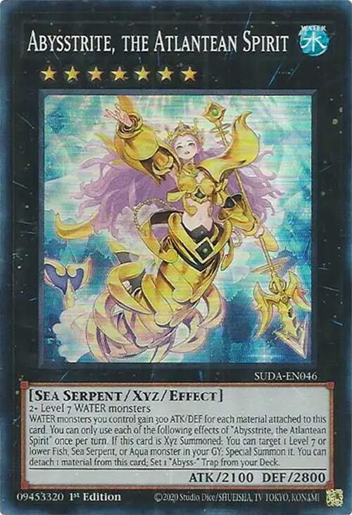 Abysstrite, the Atlantean Spirit [SUDA-EN046] Super Rare | Gam3 Escape