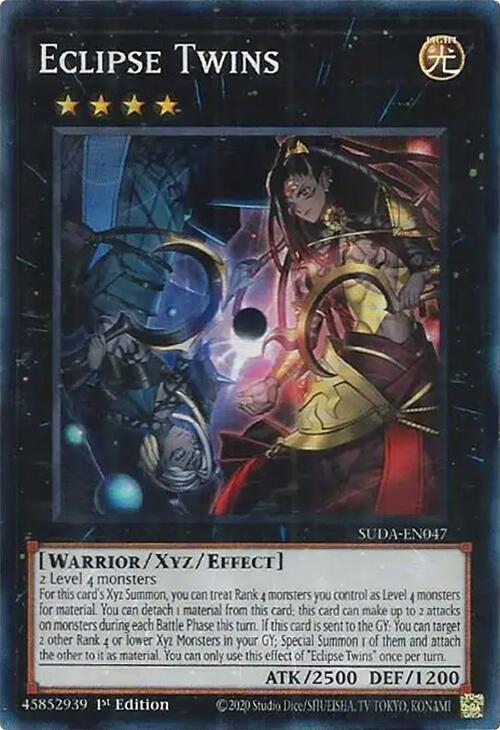 Eclipse Twins [SUDA-EN047] Super Rare | Gam3 Escape