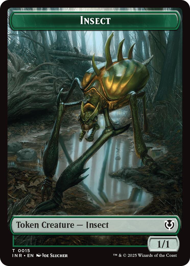 Insect // Spider Double-Sided Token [Innistrad Remastered Tokens] | Gam3 Escape