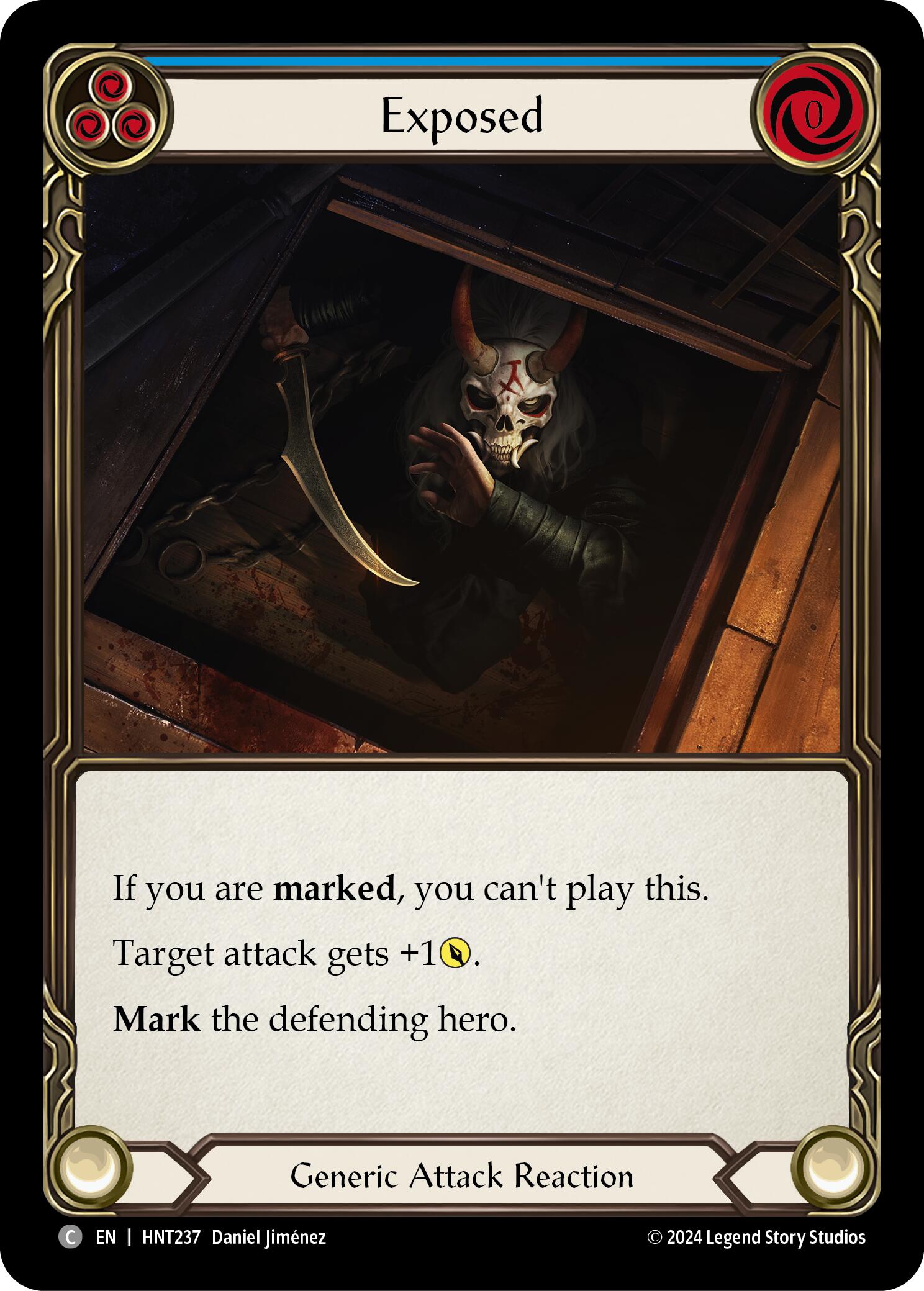 Exposed (Blue) [HNT237] (The Hunted) | Gam3 Escape