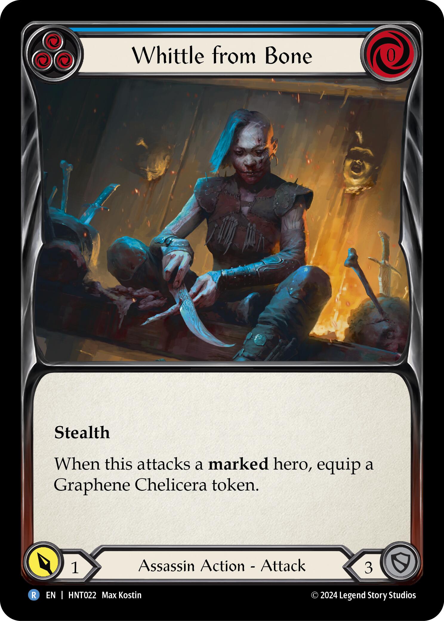 Whittle from Bone (Blue) [HNT022] (The Hunted) | Gam3 Escape