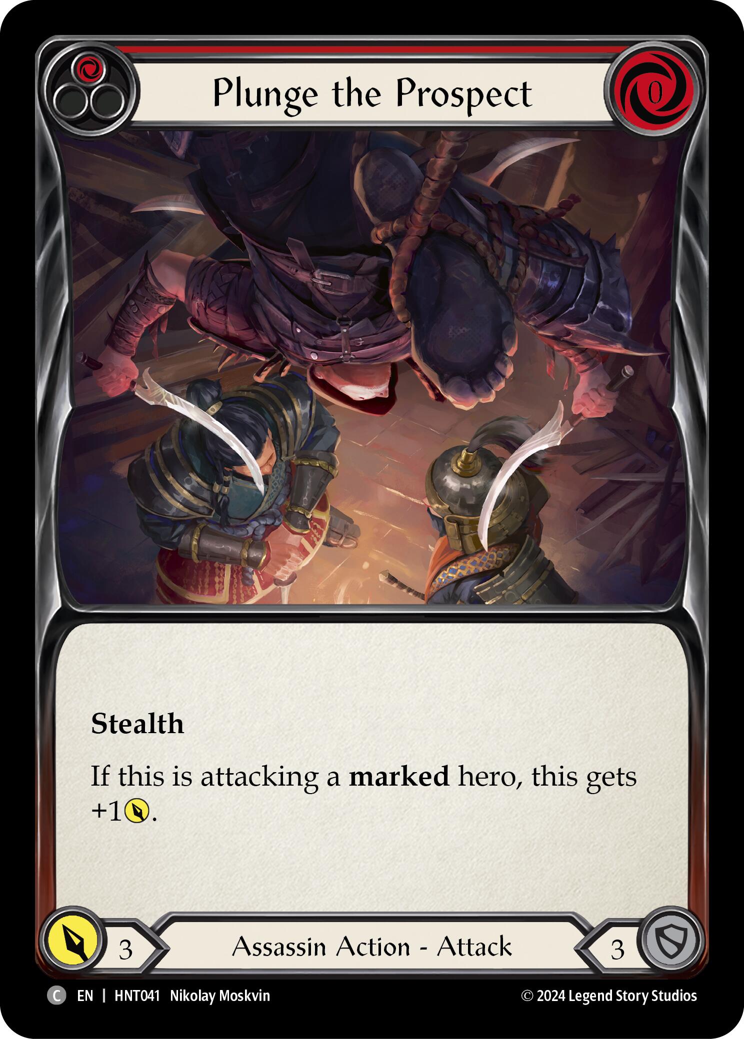 Plunge the Prospect (Red) [HNT041] (The Hunted) | Gam3 Escape