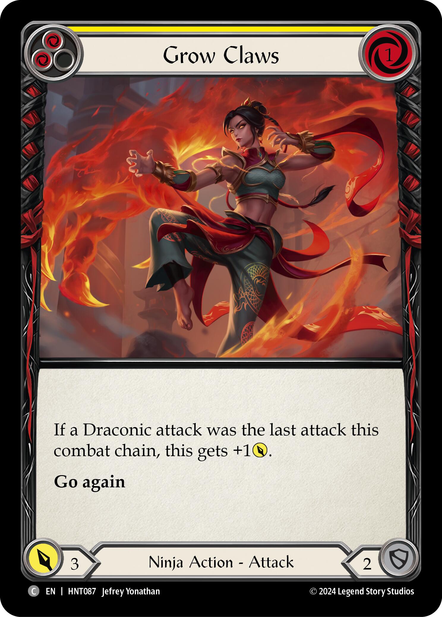 Grow Claws (Yellow) [HNT087] (The Hunted) | Gam3 Escape