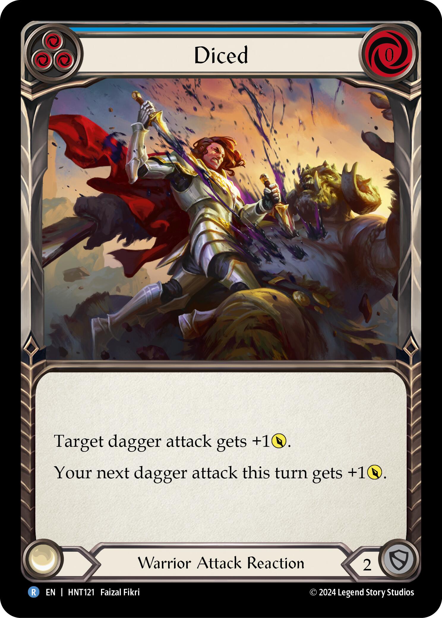 Diced (Blue) [HNT121] (The Hunted) | Gam3 Escape