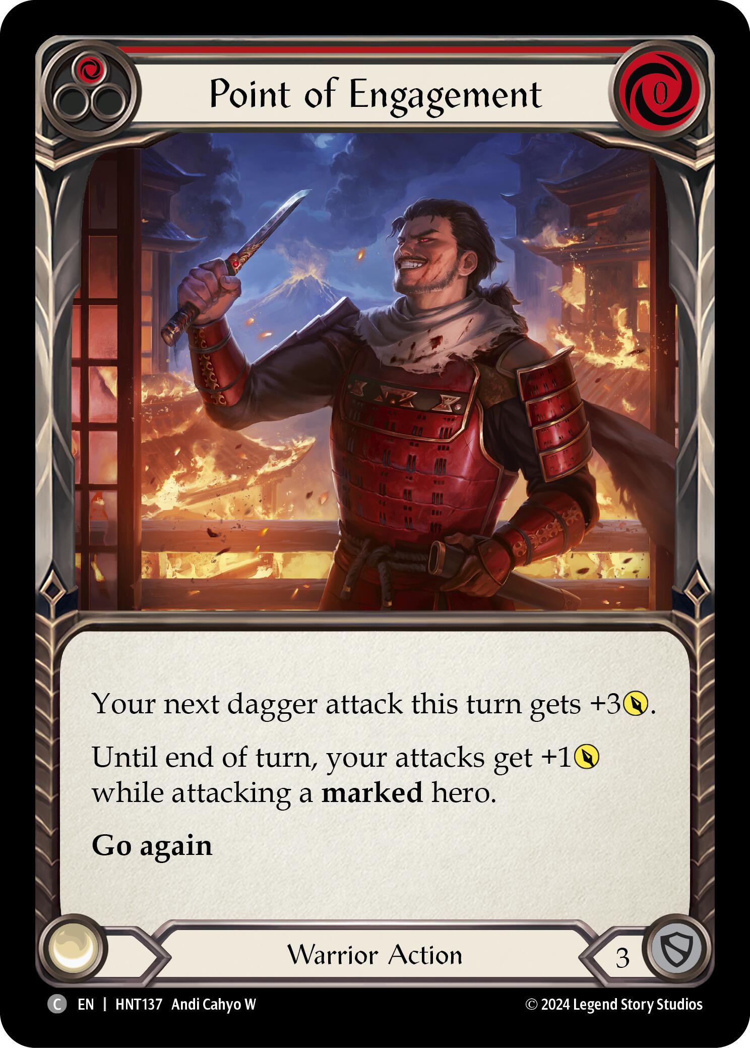 Point of Engagement (Red) [HNT137] (The Hunted)  Rainbow Foil | Gam3 Escape