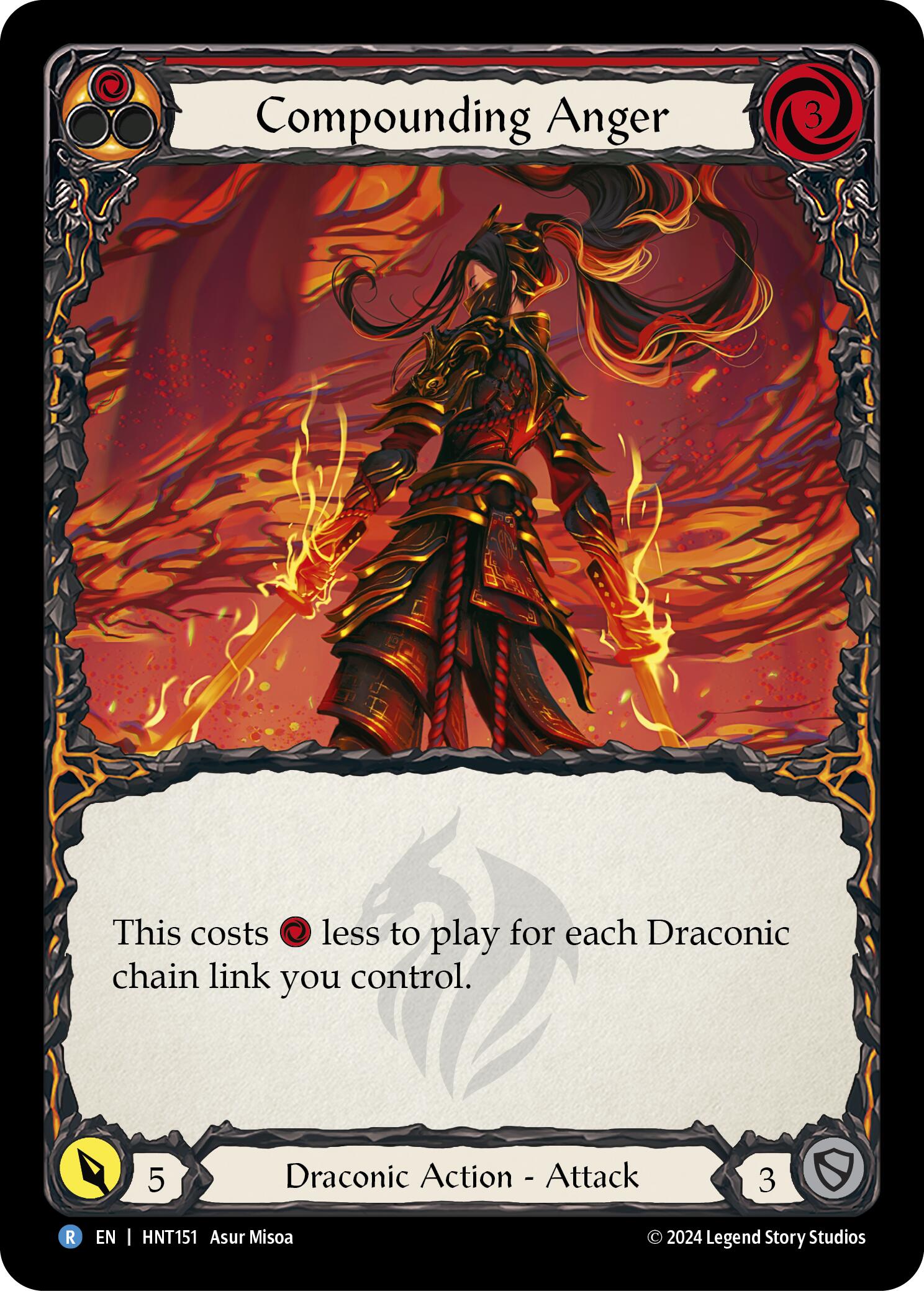 Compounding Anger (Red) [HNT151] (The Hunted) | Gam3 Escape