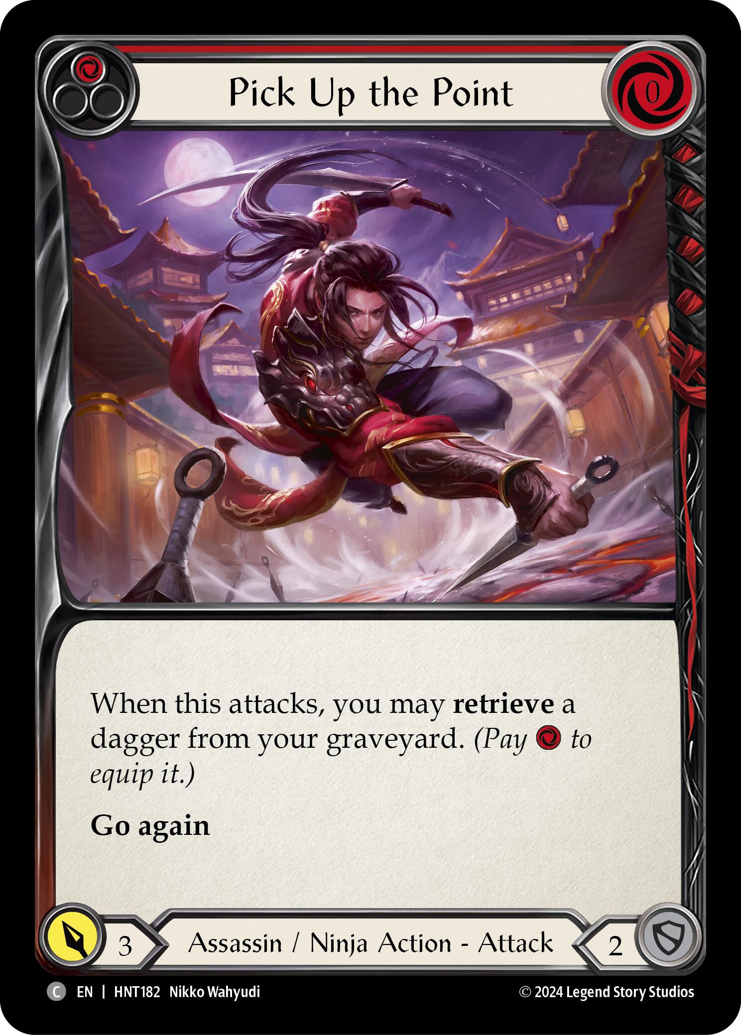 Pick Up the Point (Red) [HNT182] (The Hunted)  Rainbow Foil | Gam3 Escape