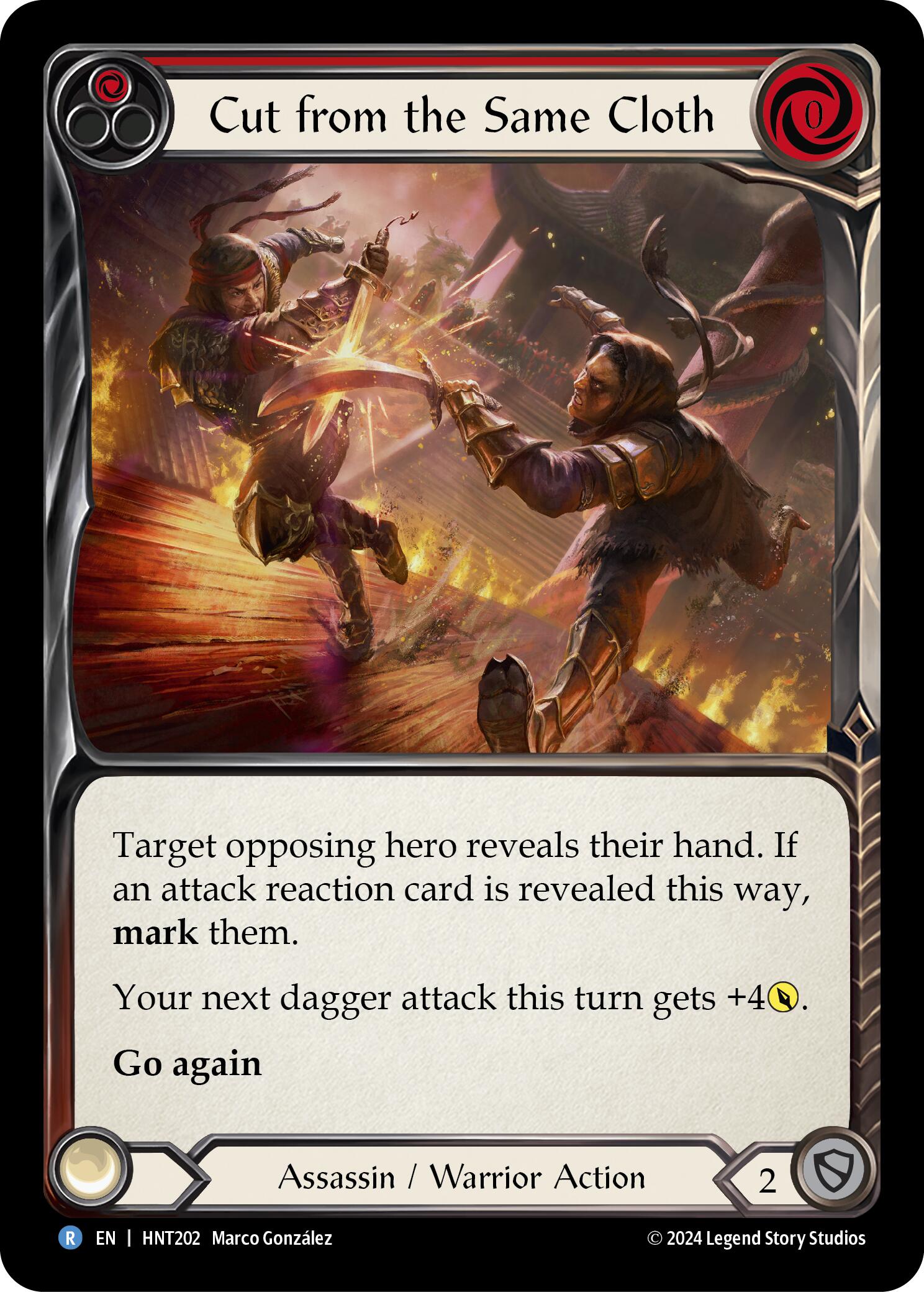 Cut from the Same Cloth (Red) [HNT202] (The Hunted) | Gam3 Escape