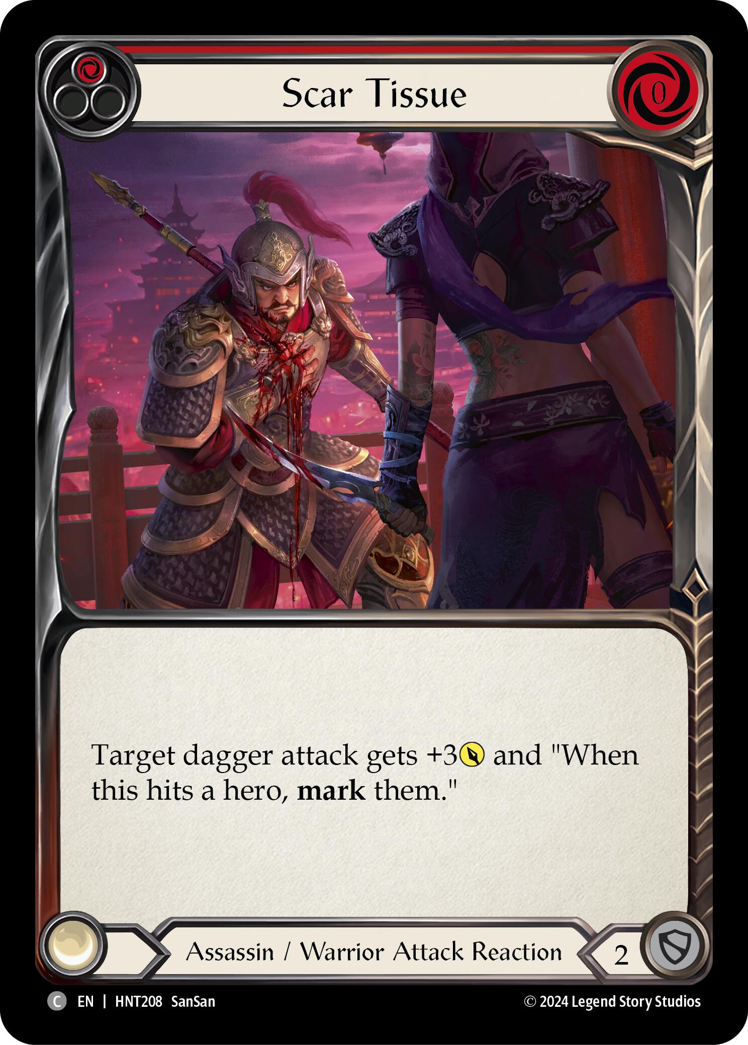 Scar Tissue (Red) [HNT208] (The Hunted)  Rainbow Foil | Gam3 Escape