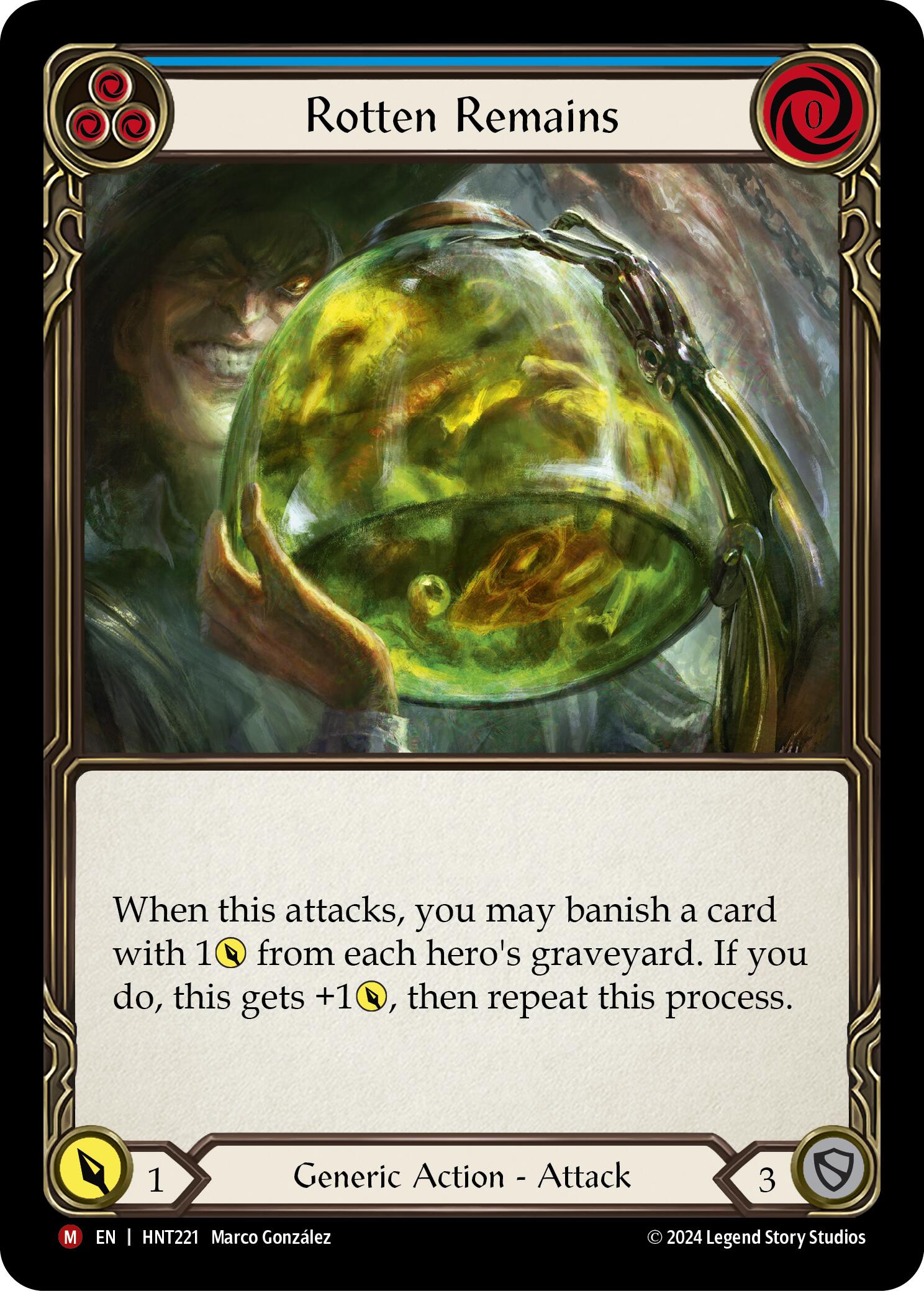 Rotten Remains [HNT221] (The Hunted)  Rainbow Foil | Gam3 Escape