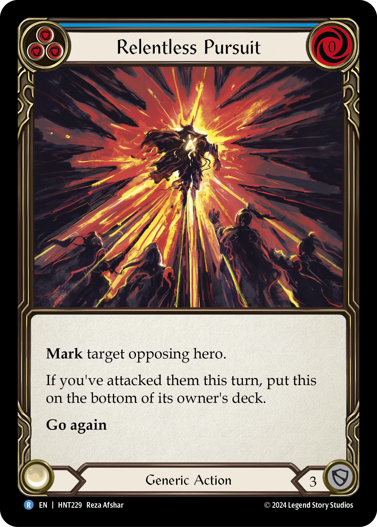 Relentless Pursuit (Blue) [HNT229] (The Hunted) | Gam3 Escape