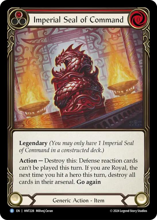 Imperial Seal of Command [HNT228] (The Hunted)  Rainbow Foil | Gam3 Escape
