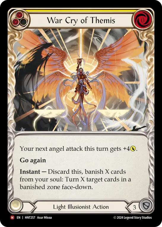 War Cry of Themis [HNT257] (The Hunted)  Rainbow Foil | Gam3 Escape