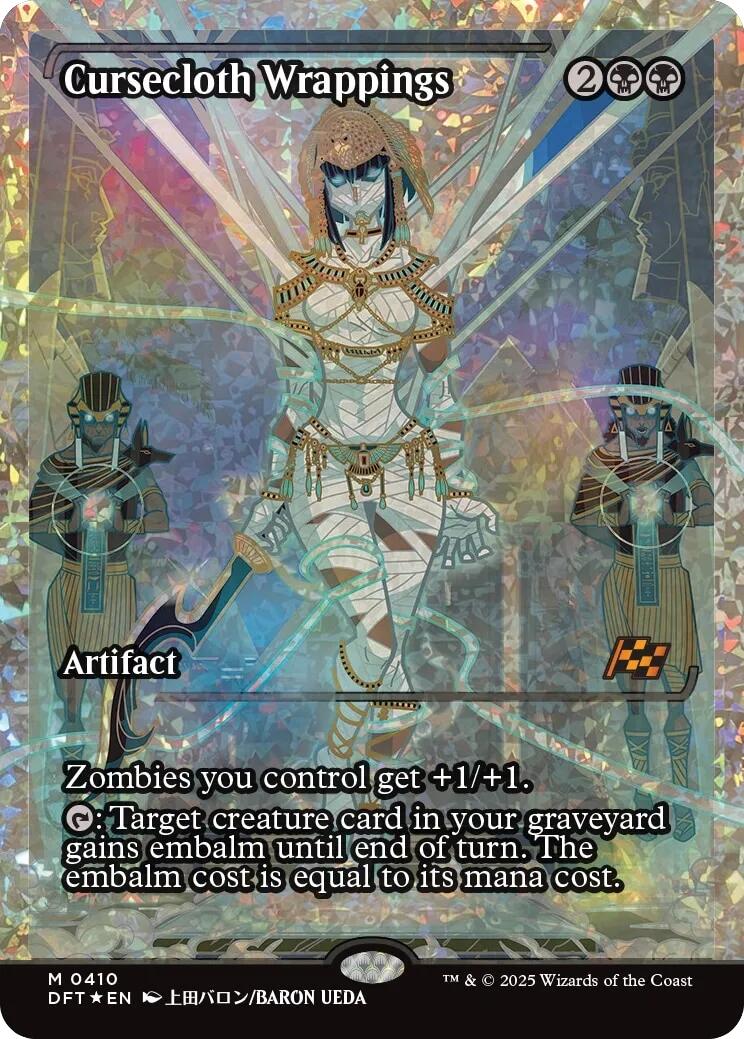 Cursecloth Wrappings (Showcase Fracture Foil) (Japanese) [Aetherdrift] | Gam3 Escape