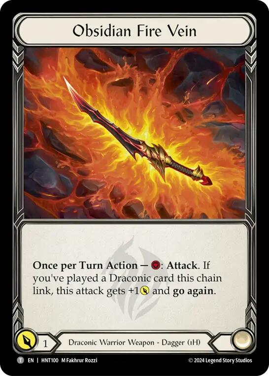 Obsidian Fire Vein // Kunai of Retribution [HNT100//HNT056] (The Hunted) | Gam3 Escape