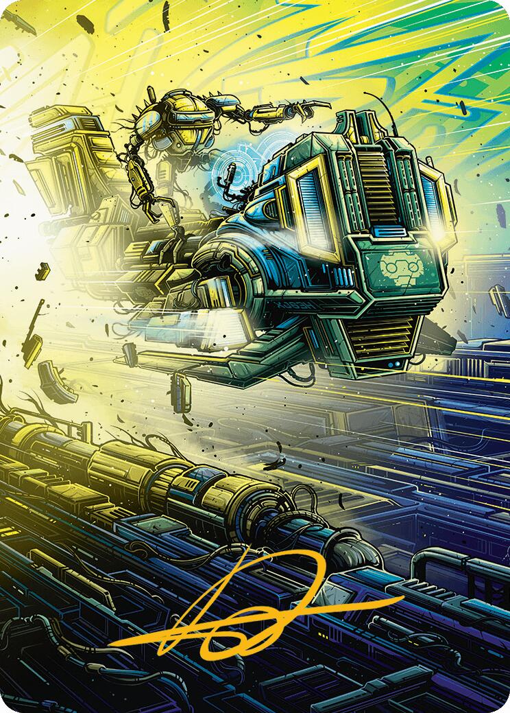 Guidelight Pathmaker Art Card (Gold-Stamped Signature) [Aetherdrift Art Series] | Gam3 Escape