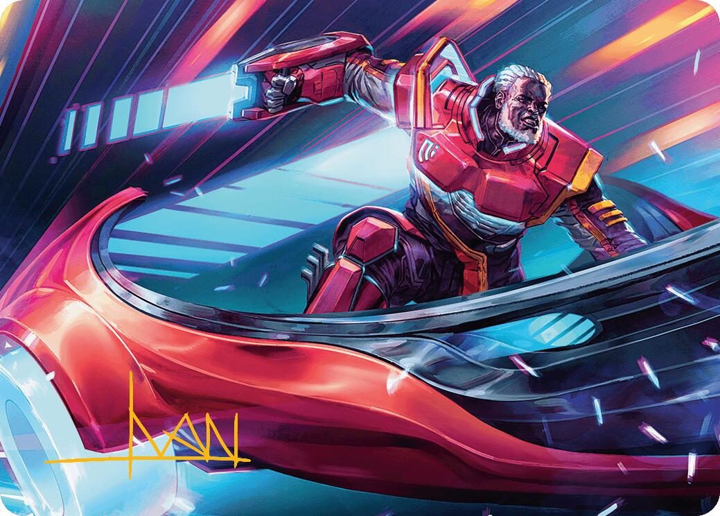Kolodin, Triumph Caster Art Card (Gold-Stamped Signature) [Aetherdrift Art Series] | Gam3 Escape