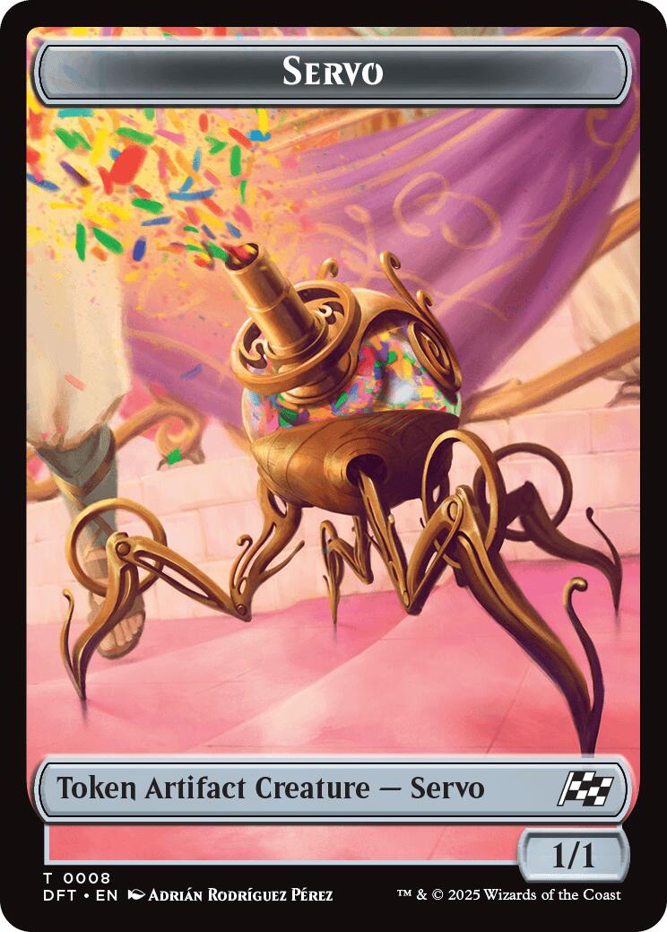 Servo // Thopter (0009) Double-Sided Token [Aetherdrift Tokens] | Gam3 Escape