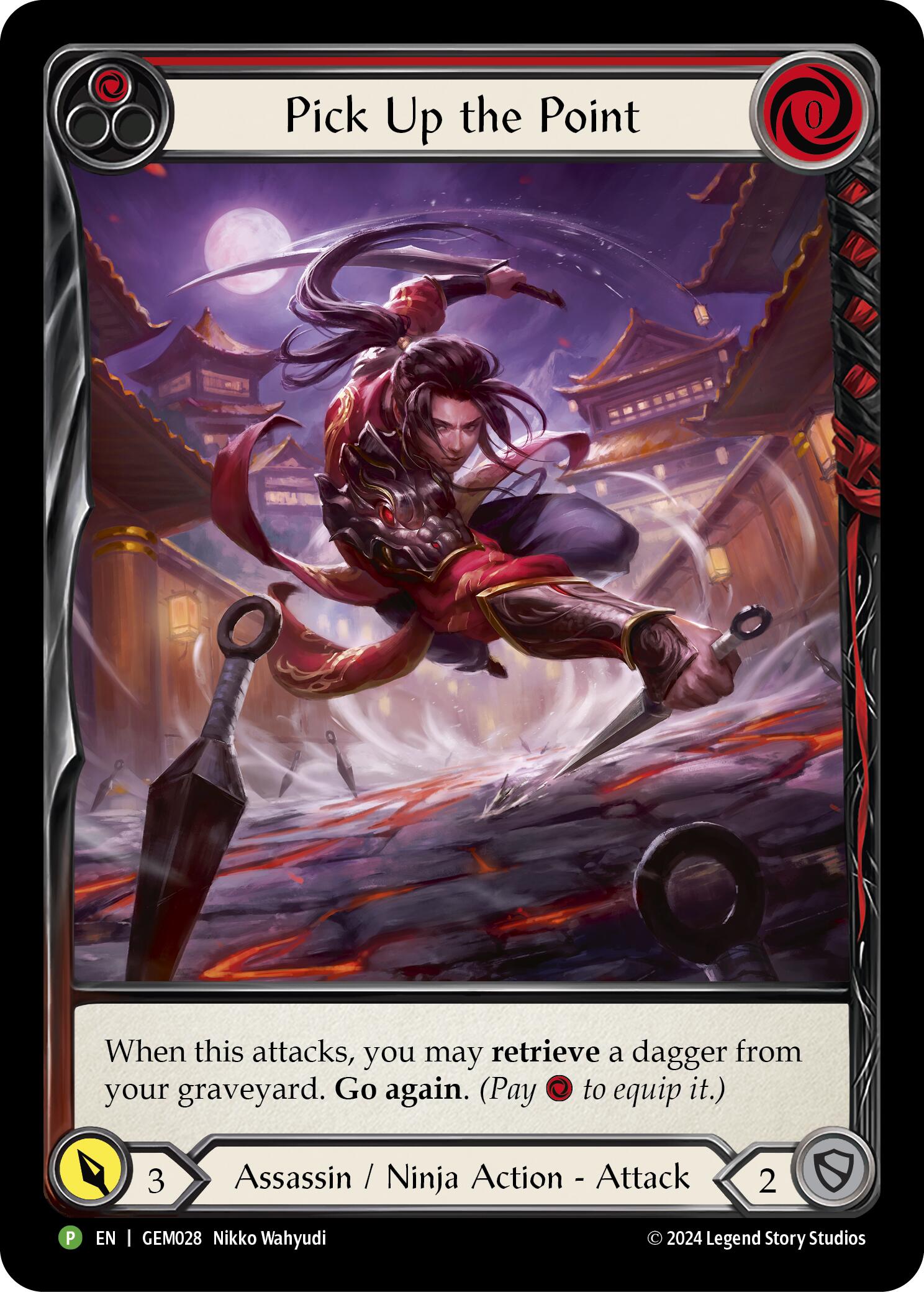 Pick Up the Point (Red) [GEM028] (GEM Pack 1)  Rainbow Foil | Gam3 Escape