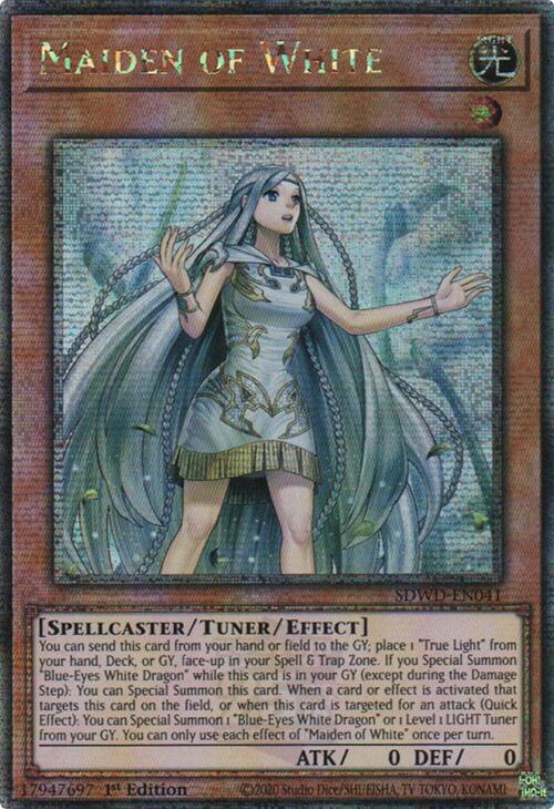 Maiden of White (Quarter Century Secret Rare) [SDWD-EN041] Quarter Century Secret Rare | Gam3 Escape