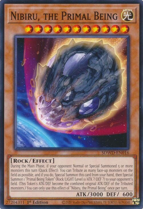 Nibiru, the Primal Being [SDWD-EN016] Common | Gam3 Escape