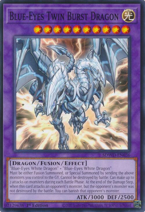 Blue-Eyes Twin Burst Dragon [SDWD-EN036] Common | Gam3 Escape