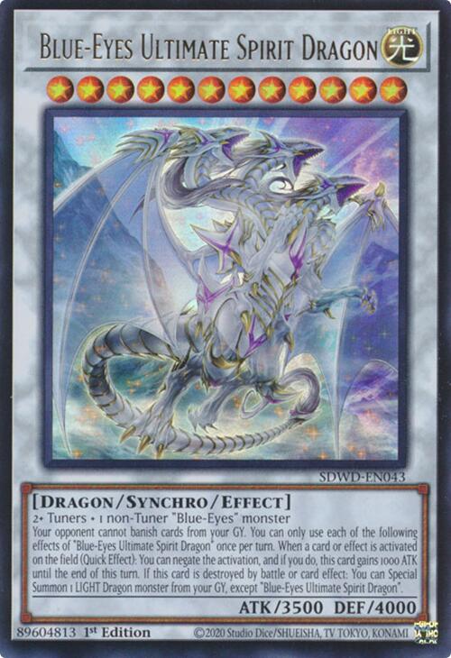 Blue-Eyes Ultimate Spirit Dragon [SDWD-EN043] Ultra Rare | Gam3 Escape
