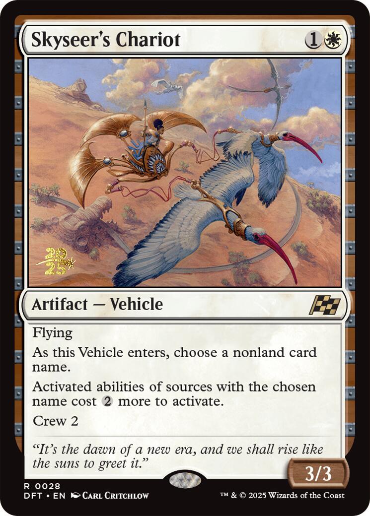 Skyseer's Chariot [Aetherdrift Prerelease Promos] | Gam3 Escape