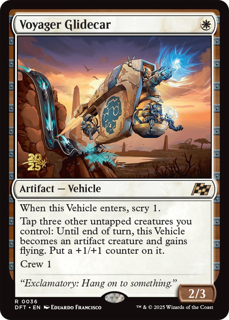 Voyager Glidecar [Aetherdrift Prerelease Promos] | Gam3 Escape