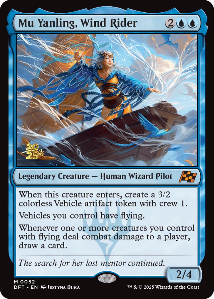 Mu Yanling, Wind Rider [Aetherdrift Prerelease Promos] | Gam3 Escape