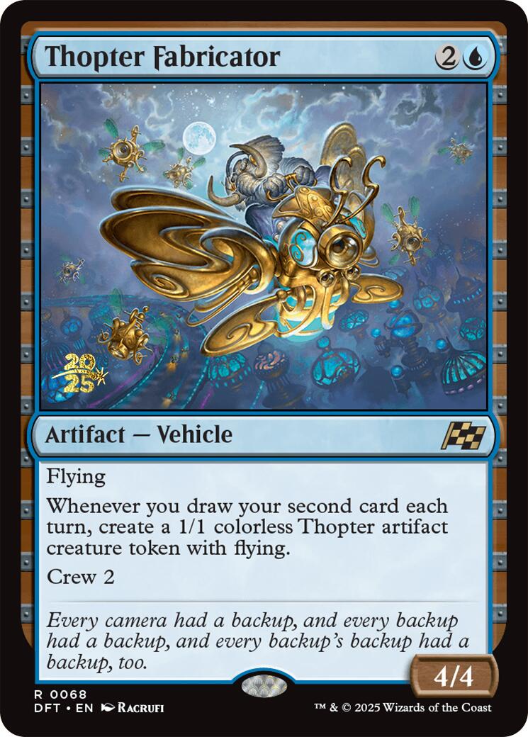 Thopter Fabricator [Aetherdrift Prerelease Promos] | Gam3 Escape