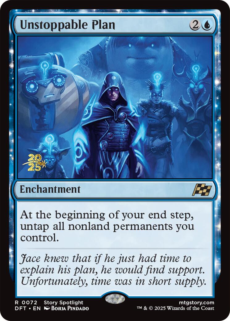 Unstoppable Plan [Aetherdrift Prerelease Promos] | Gam3 Escape