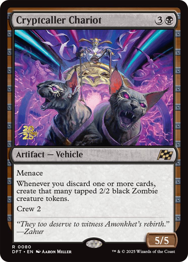 Cryptcaller Chariot [Aetherdrift Prerelease Promos] | Gam3 Escape