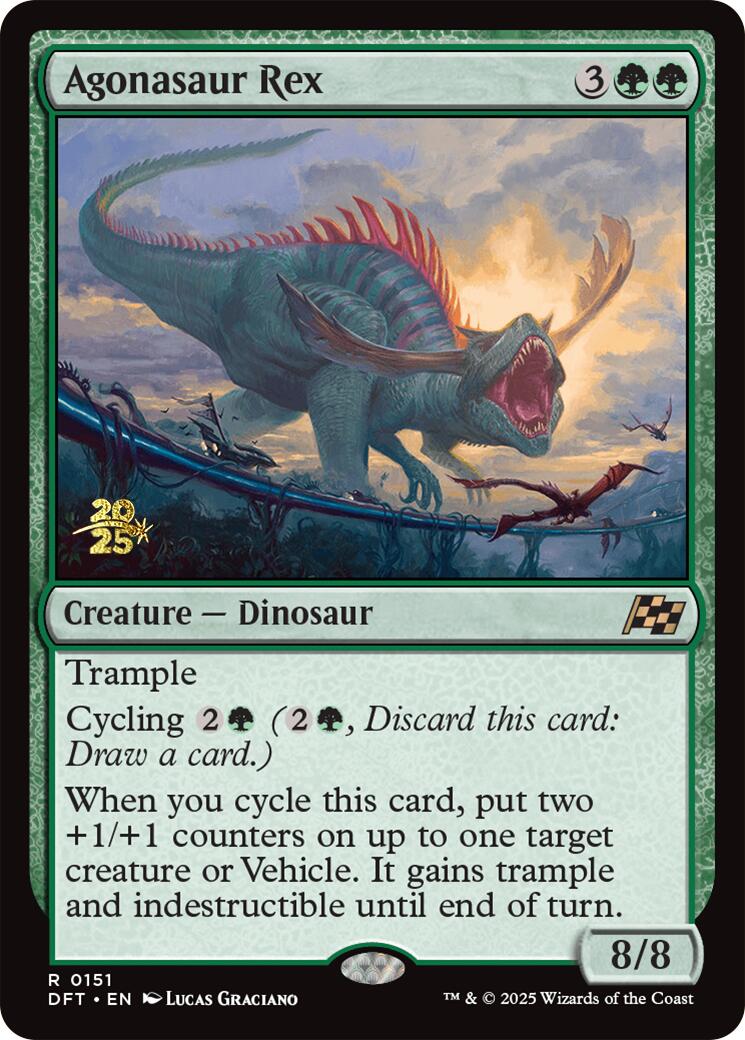 Agonasaur Rex [Aetherdrift Prerelease Promos] | Gam3 Escape