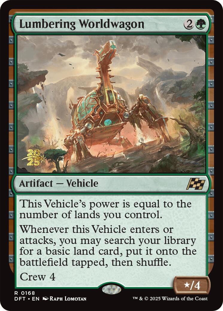 Lumbering Worldwagon [Aetherdrift Prerelease Promos] | Gam3 Escape