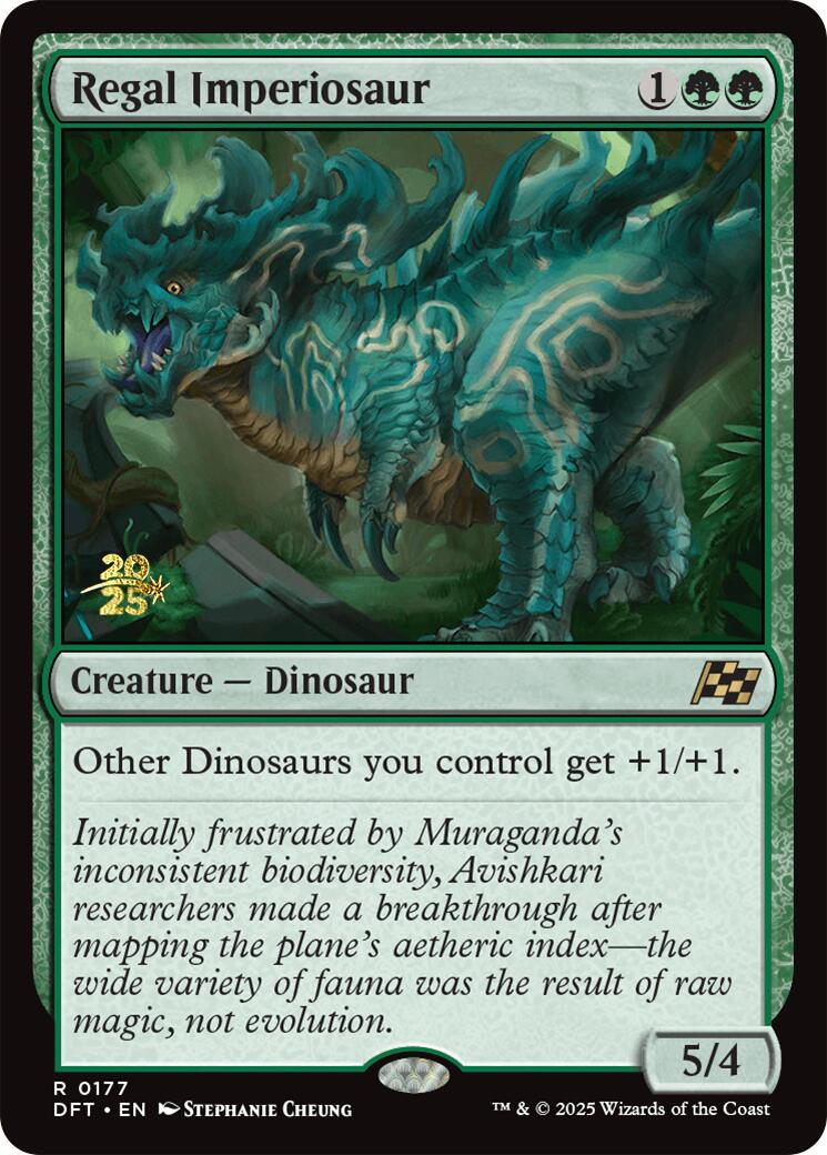 Regal Imperiosaur [Aetherdrift Prerelease Promos] | Gam3 Escape