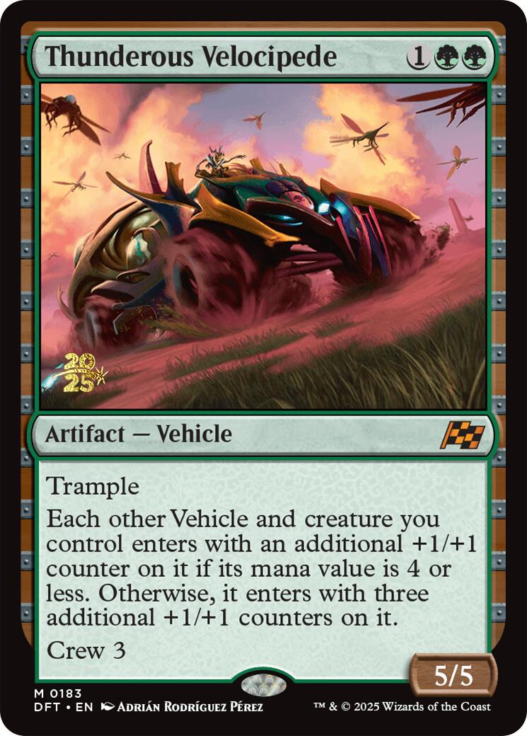 Thunderous Velocipede [Aetherdrift Prerelease Promos] | Gam3 Escape