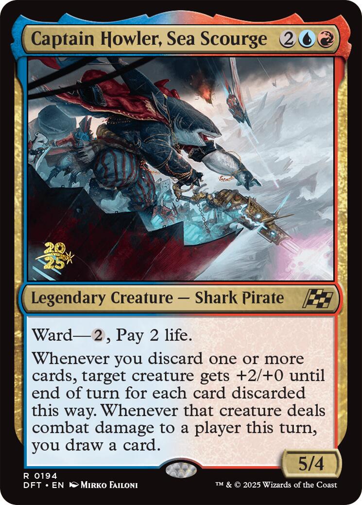 Captain Howler, Sea Scourge [Aetherdrift Prerelease Promos] | Gam3 Escape