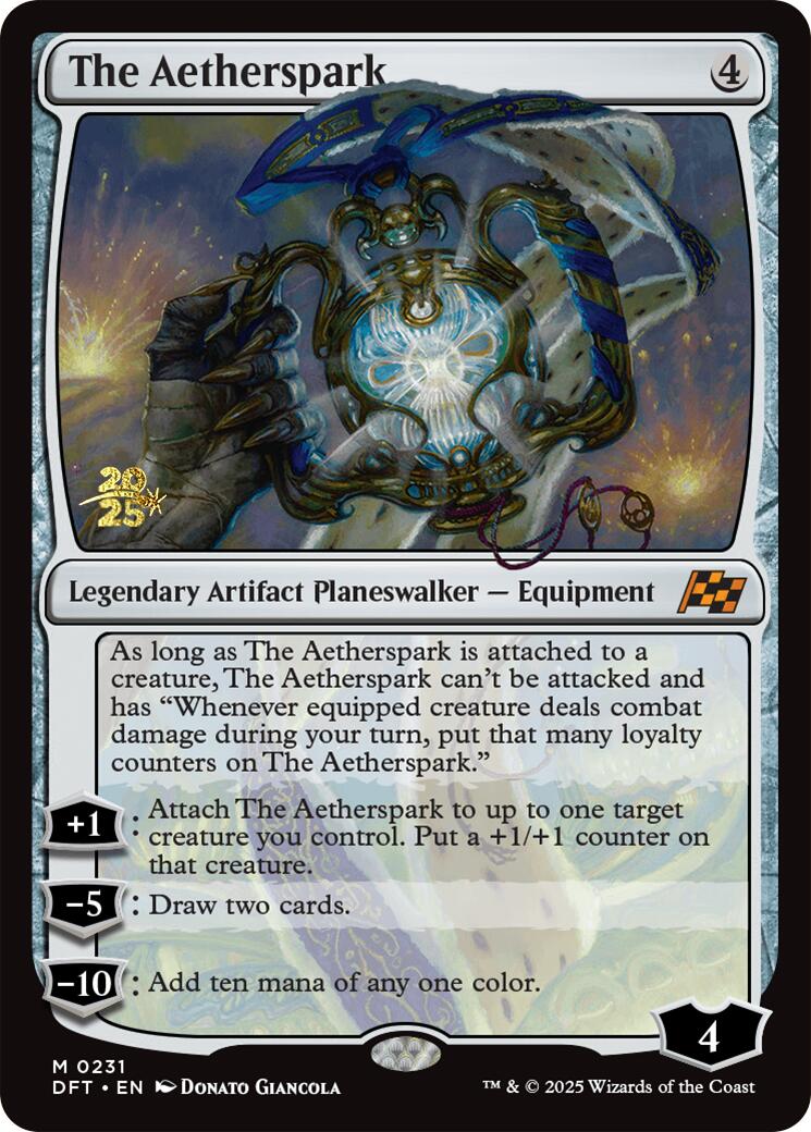 The Aetherspark [Aetherdrift Prerelease Promos] | Gam3 Escape