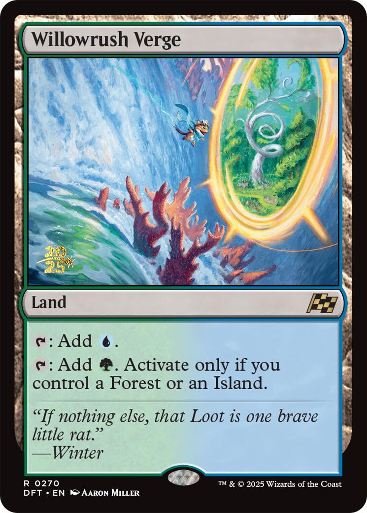 Willowrush Verge [Aetherdrift Prerelease Promos] | Gam3 Escape