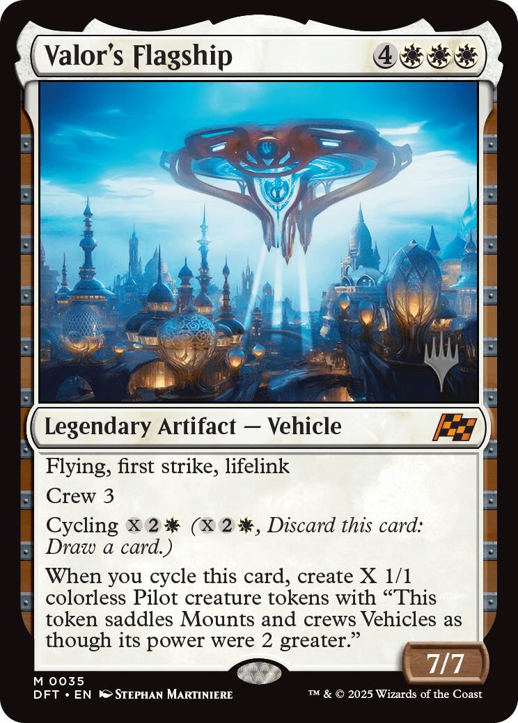 Valor's Flagship [Aetherdrift Promos] | Gam3 Escape