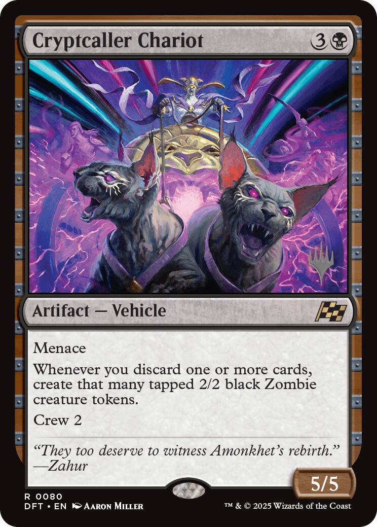 Cryptcaller Chariot [Aetherdrift Promos] | Gam3 Escape