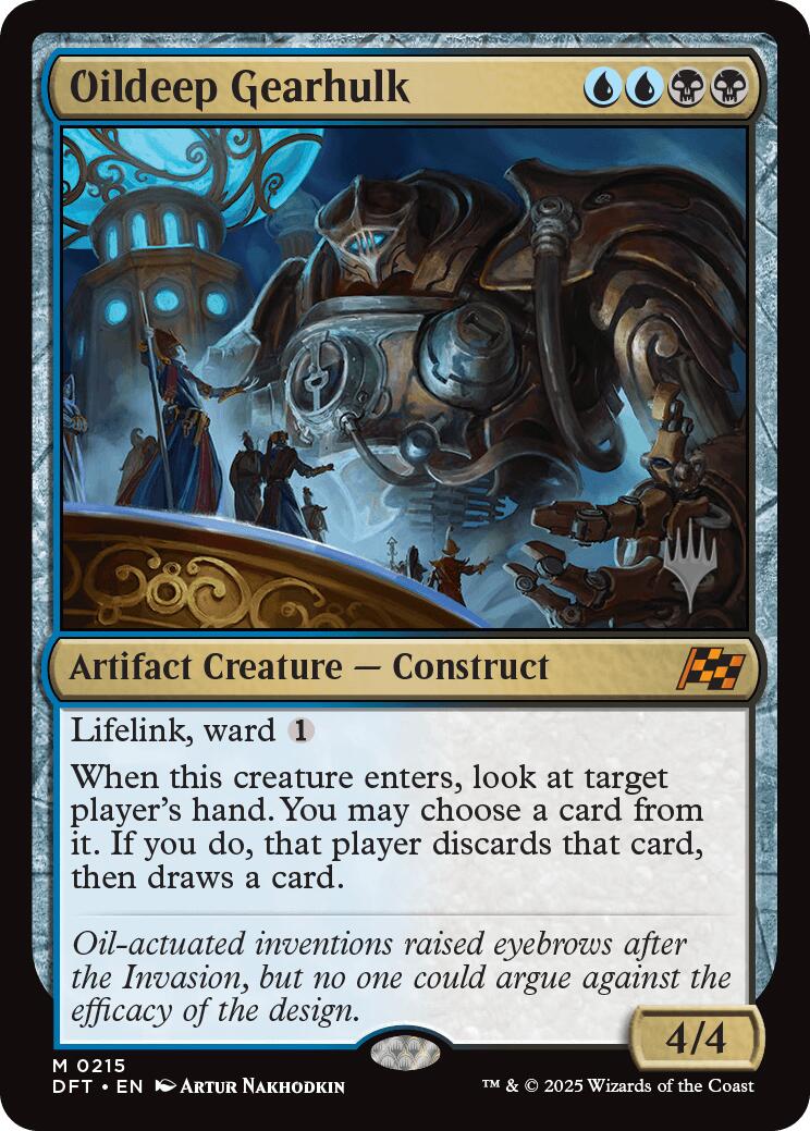 Oildeep Gearhulk (Promo Pack) [Aetherdrift Promos] | Gam3 Escape