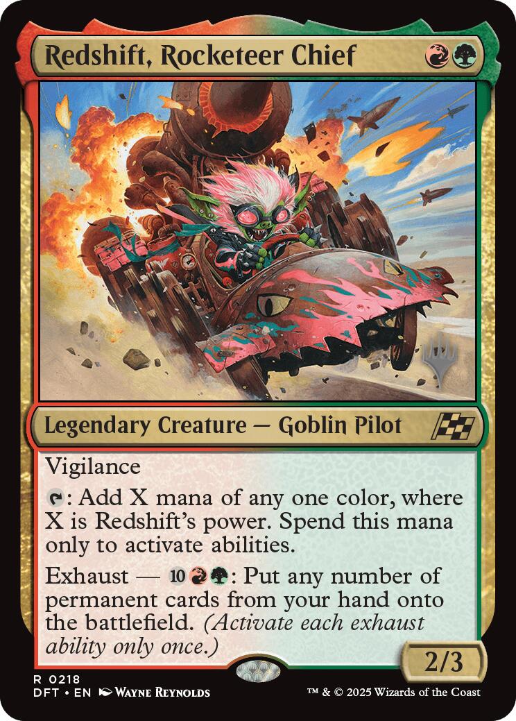 Redshift, Rocketeer Chief [Aetherdrift Promos] | Gam3 Escape